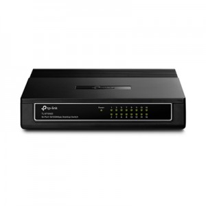 TP-LINK 16 Port Gigabit Ethernet Switch TL-SG1016D-hitam